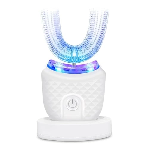 U shape Ultrasonic toothbrush - 360° Silicone 300mAh Rechargeable