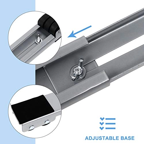 Washing Machine Base - Adjustable Silver