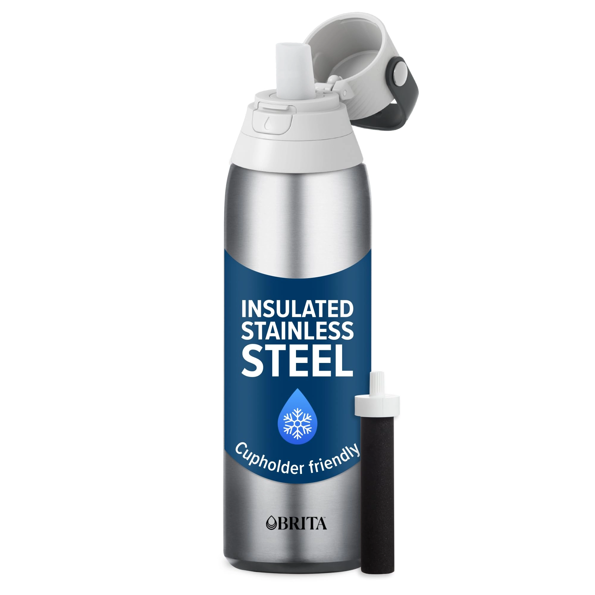 Brita Premium Filtering Bottle Water Bottle Easy-sip straw