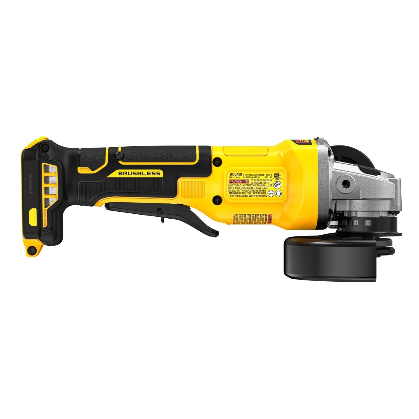 Paddle-Switch Grinder - 20V MAX Cordless 4 1/2 Inch
