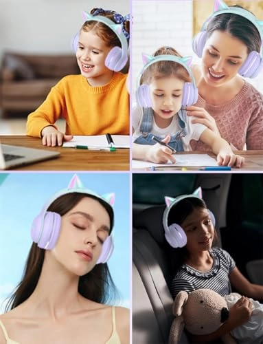 Cat Ear Kids Bluetooth Headphones Wireless Headphone