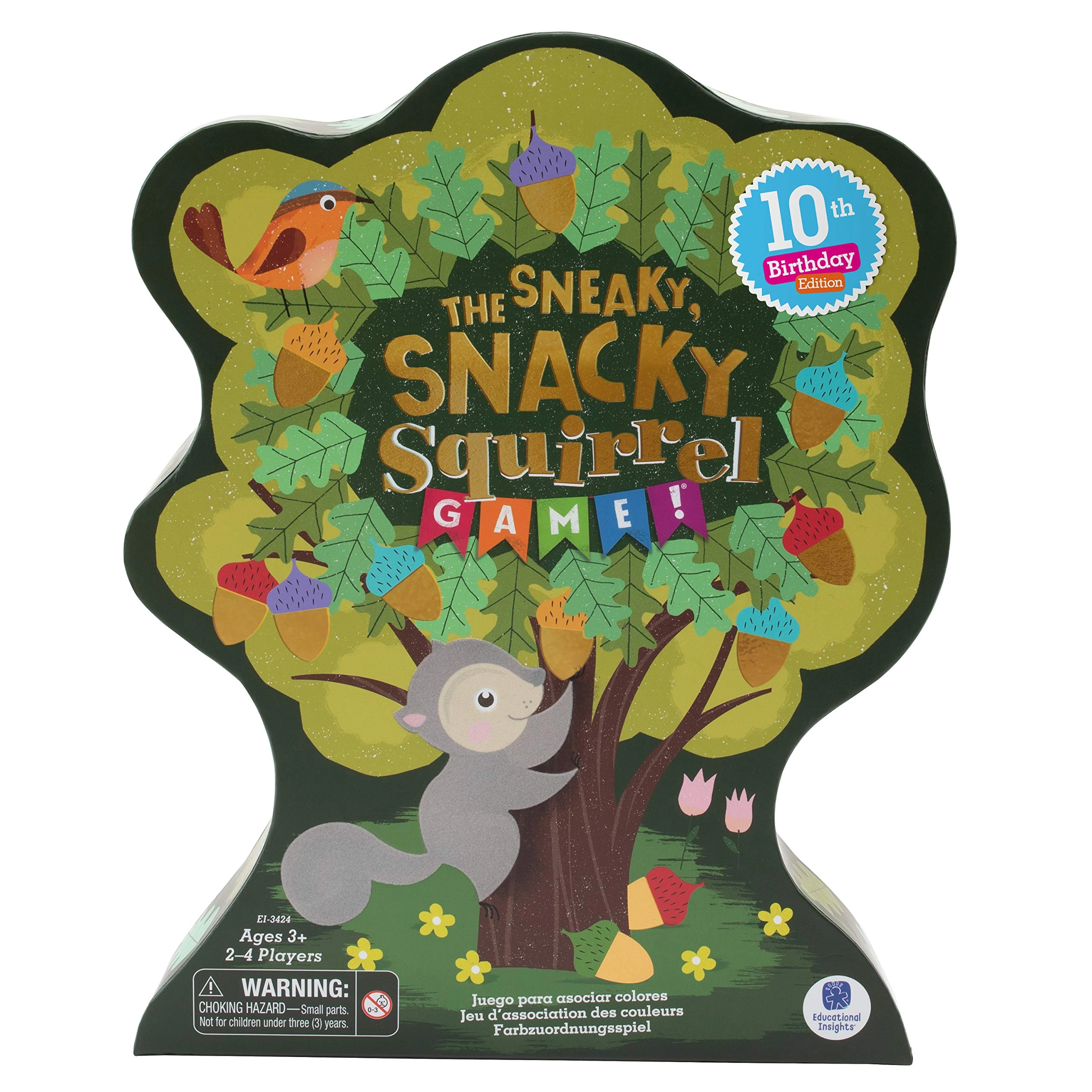 Educational Insights Sneaky Snacky Squirrel - Ages 3