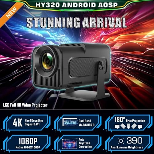 HY320 Mini Portable Projector HY320 10000 Lumens