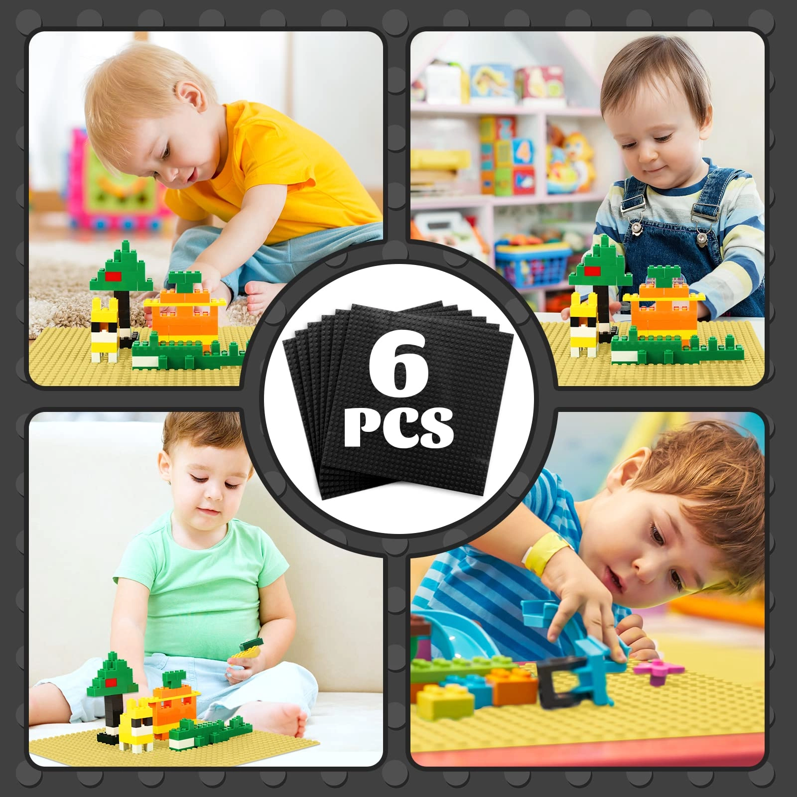 Building Plate Set - 6pcs