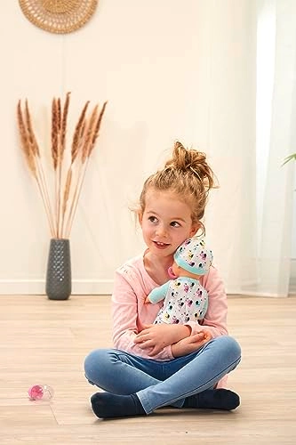 New Born Baby Elephant Doll - Drinking and Wet Function Bottle and Dummy Ages 2+