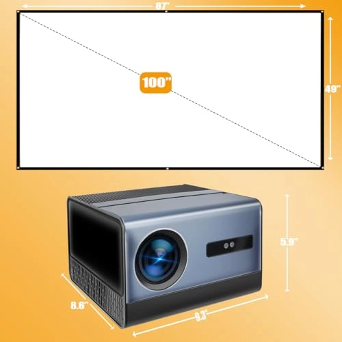 4K Projector - 1000 ANSI Lumens 1920 x 1080