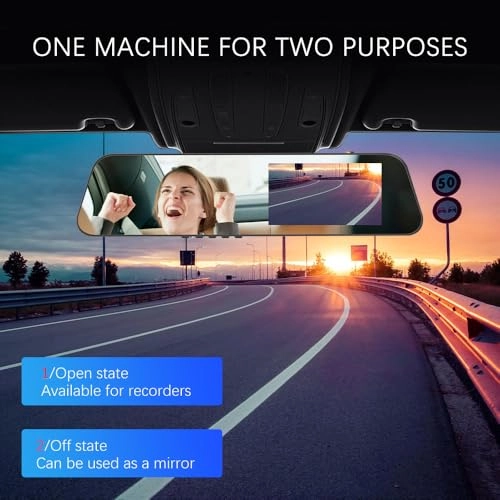 Mirror Dash Cam - 1080P