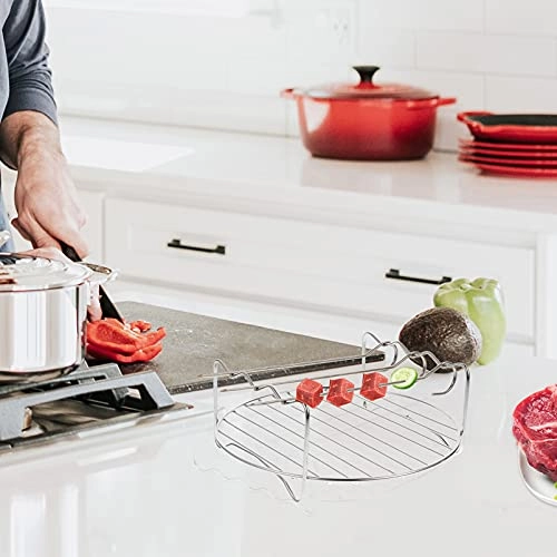 steaming rack - Stainless Steel 2pcs + grill rack