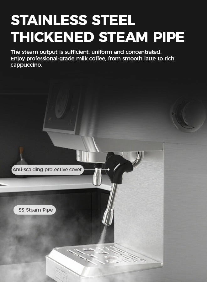 20Bar Espresso Machine - 1.3L Double Boilers One-Touch