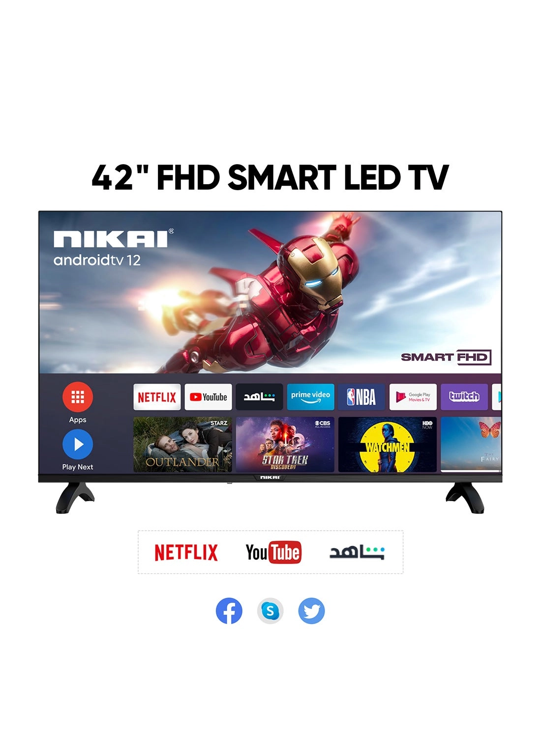 NRF310FSS - Double Door + NWM701FN9 - 7KG Front Load + NTV4300SLED - 42 Inch Smart LED