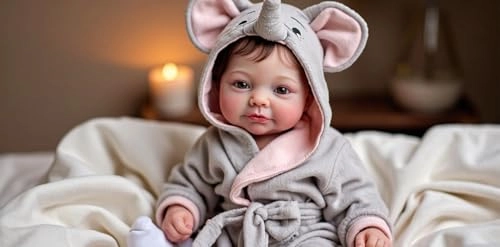 Soren Reborn Doll - 7 inches (H) x 17 inches (L) x 5 inches (W) Full Body Silicone Ages 3+