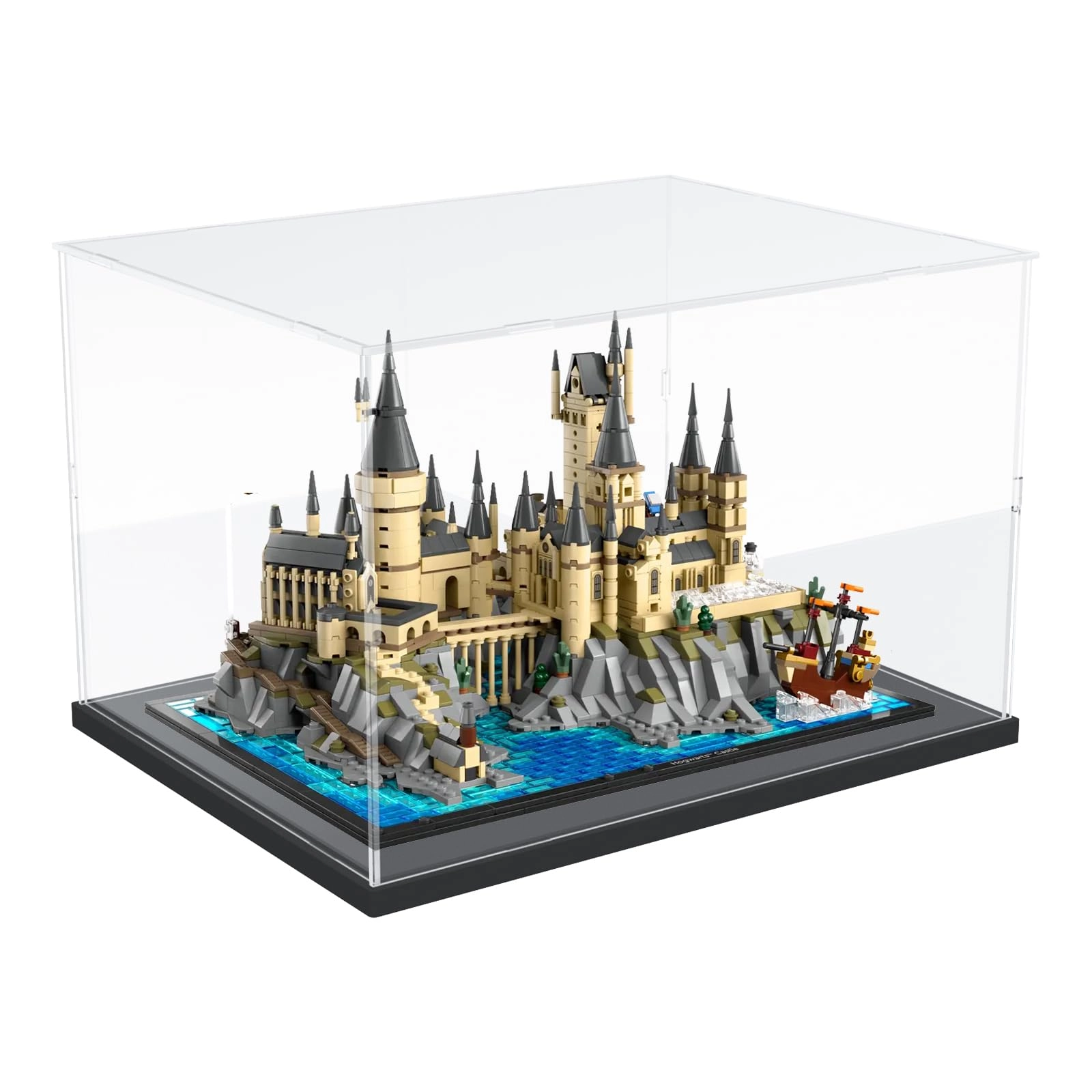 Nynelly_UK Acrylic Display Case - 1 piece(s) Compatible with Lego Hogwarts Castle 76419, Lego Himeji Castle 21060, Lego Snow White 43242