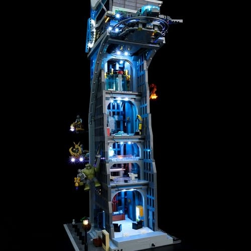 LED Lighting Kit - Paper for LEGO Marvel Avenger Tower 76269 less than 6 V