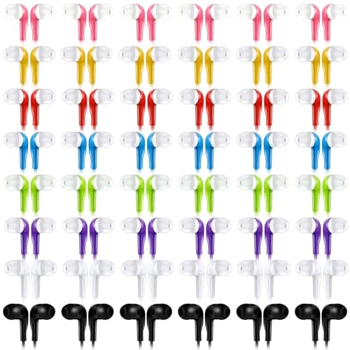 Earbuds - 160 Packs 8 Colors Wired