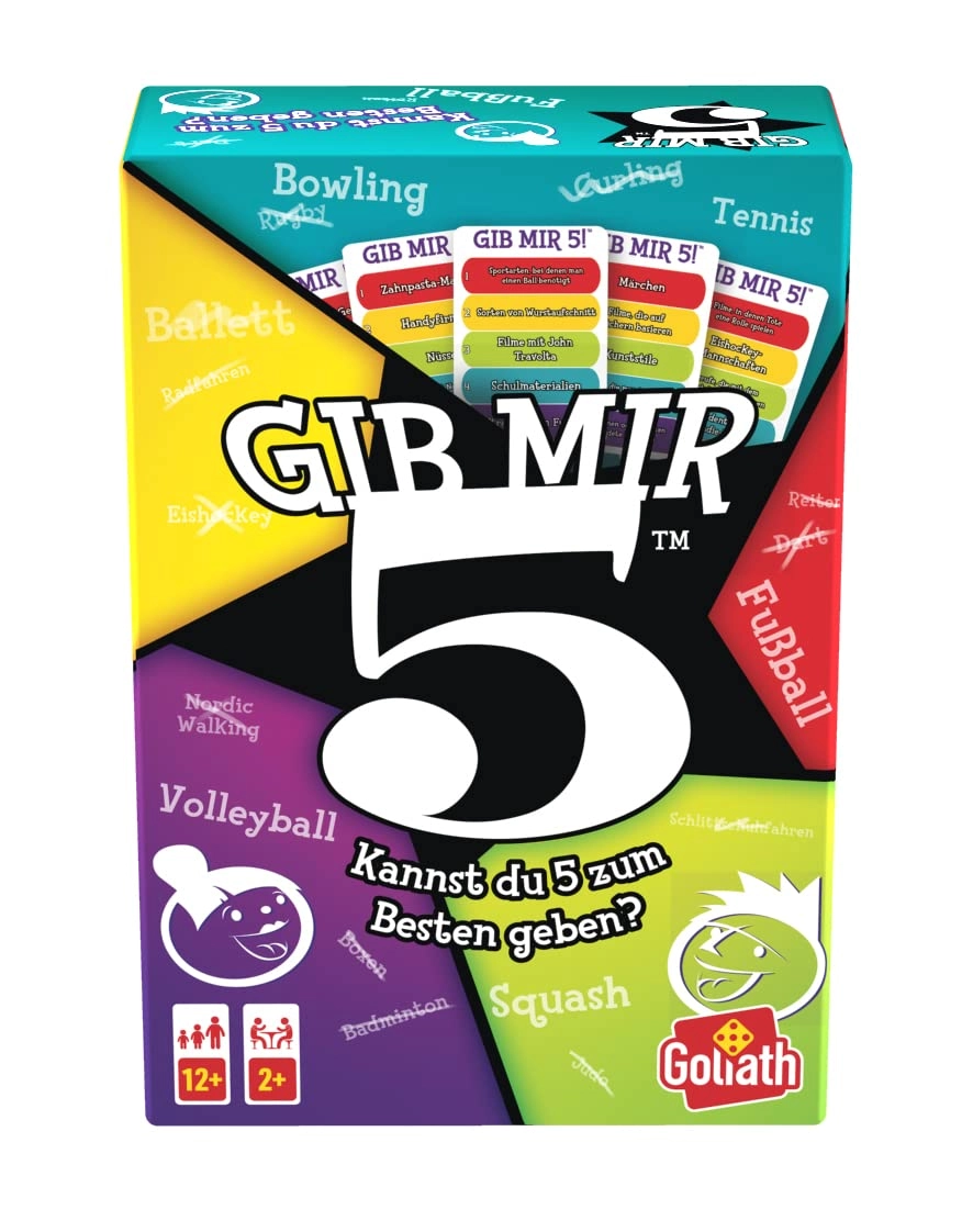 Goliath Gib Mir 5 - Card Game (German)