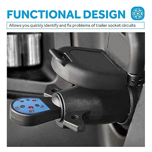 7 Way Blade Trailer Connector Tester