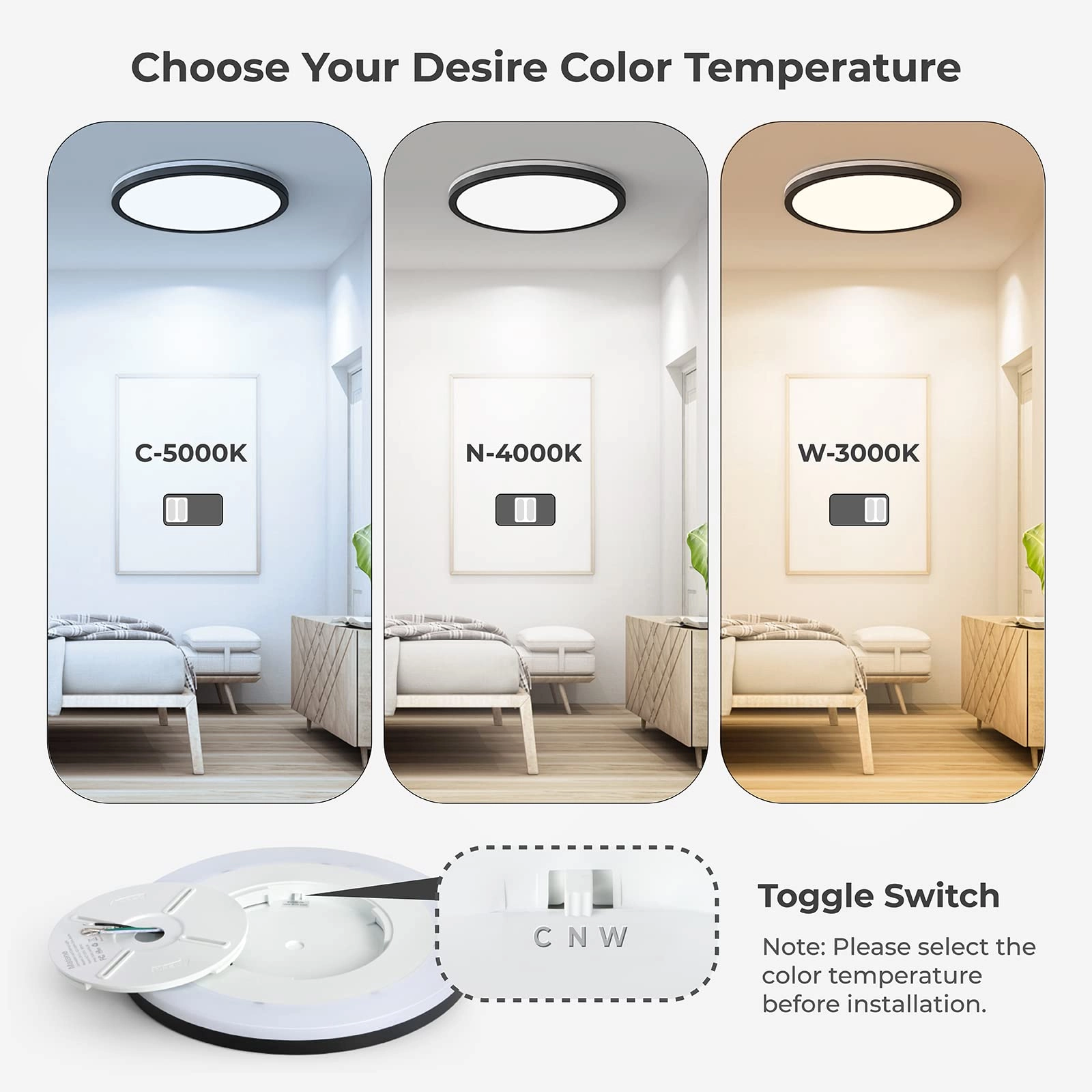 LS-CL-G2 - 3000K 4000K 5000K Dimmable