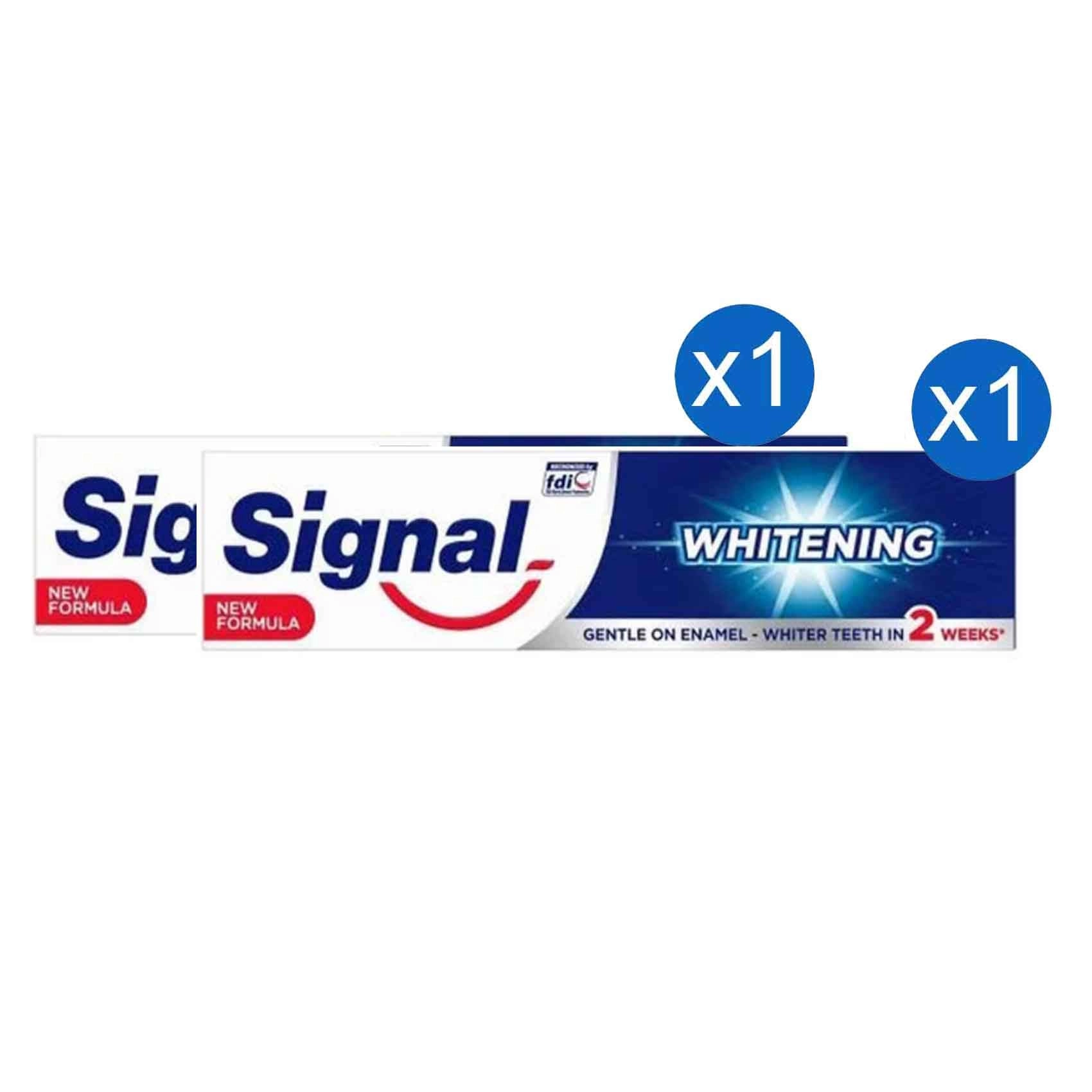 Signal Whitening Mint Toothpaste 75ml x2