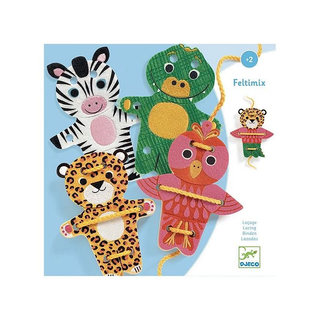 DJECO Feltimix Threading Game