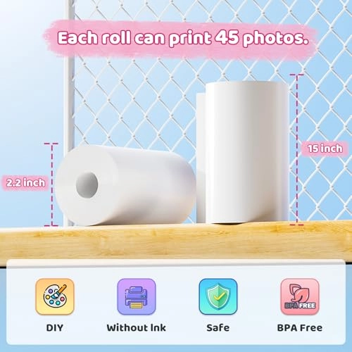 Instant Print Refill Paper - 6 Rolls