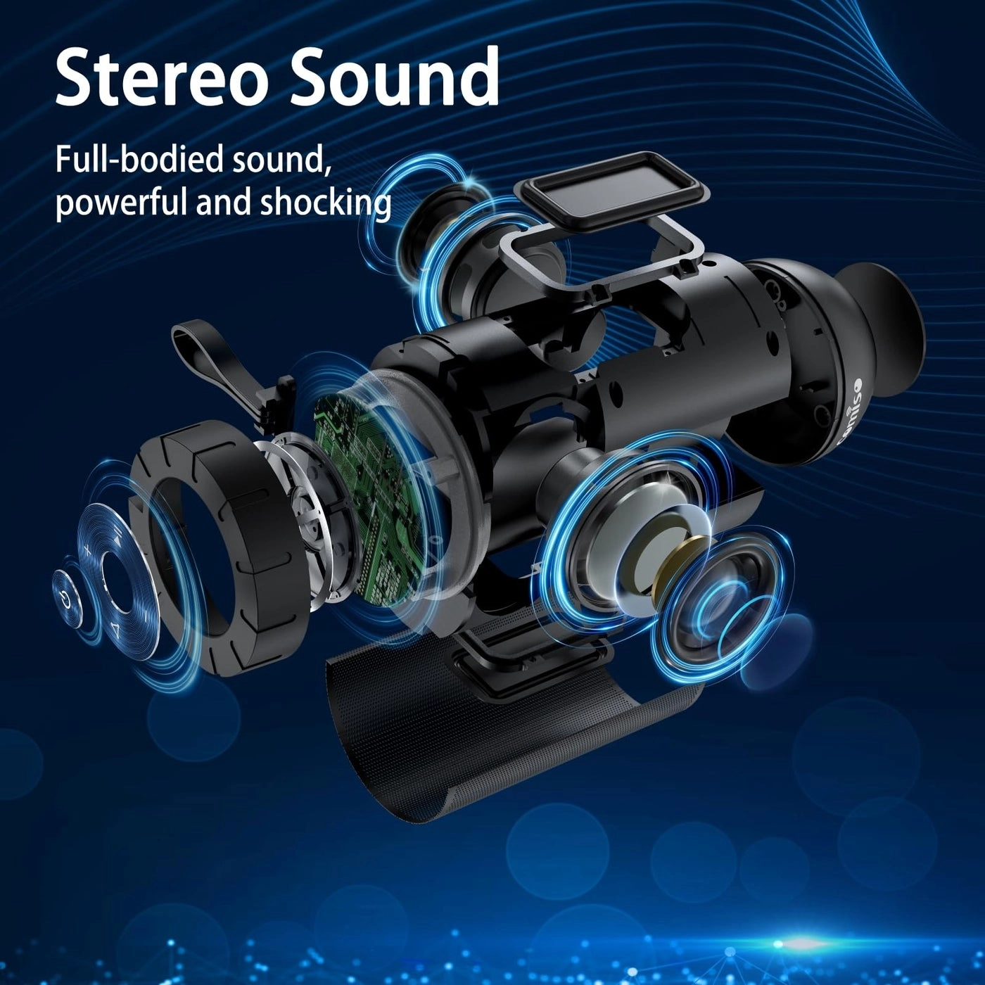 Portable Bluetooth Speaker - Waterproof Wireless 12H Playtime