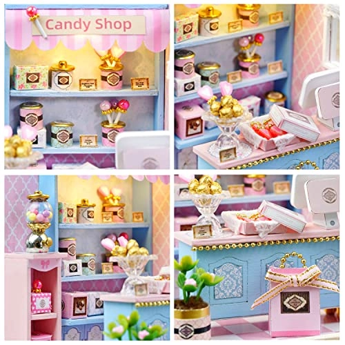 QT Series Dollhouse - Wooden House Kit LED Light