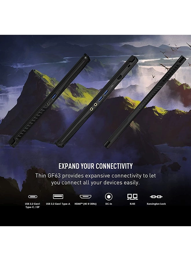 GF63 12VE 9S7-16R821 - 15.6'' i5-12450H 8GB DDR4 512GB SSD