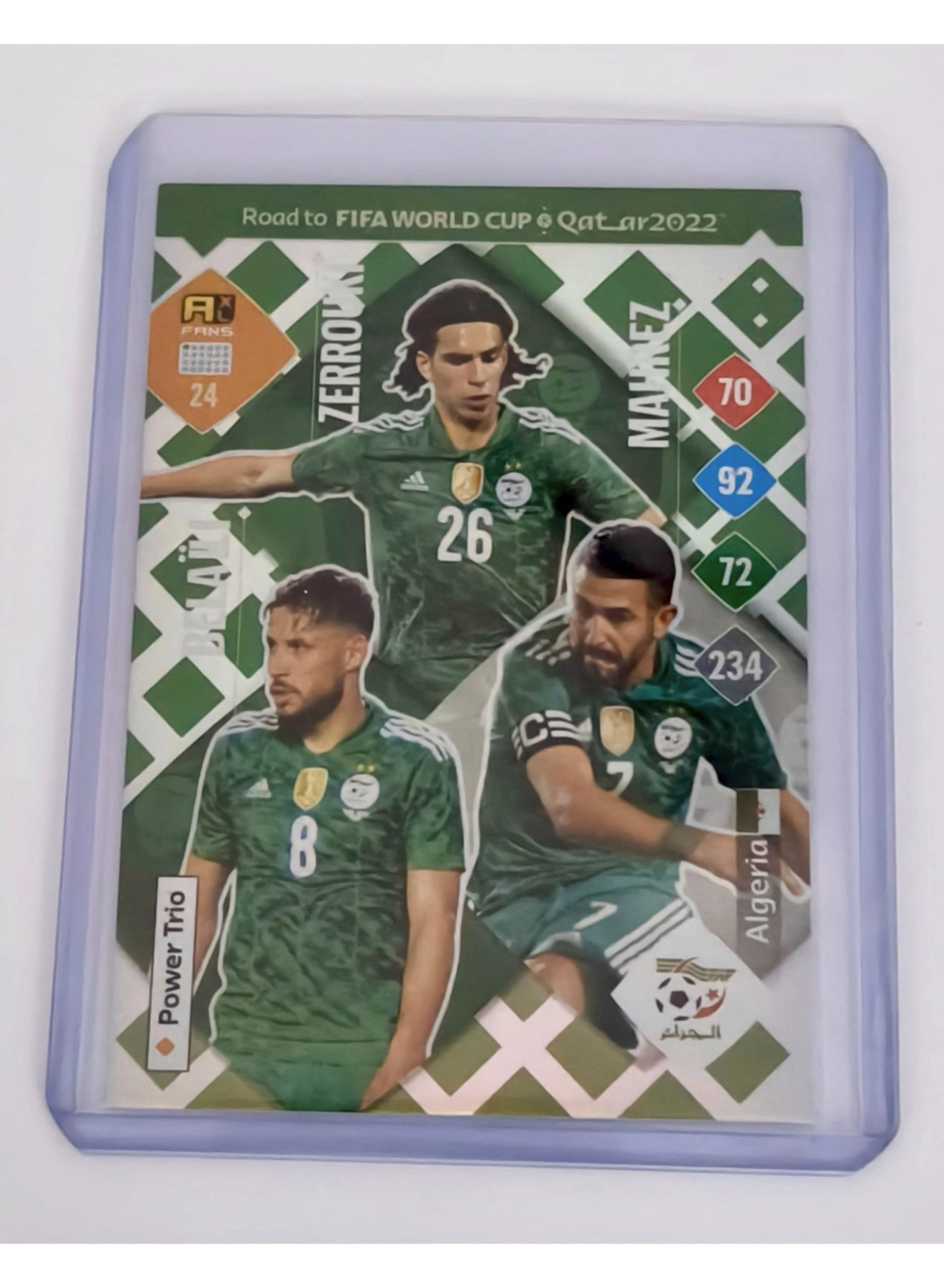Panini Algeria Power Trio 2022 - Road To Qatar World Cup