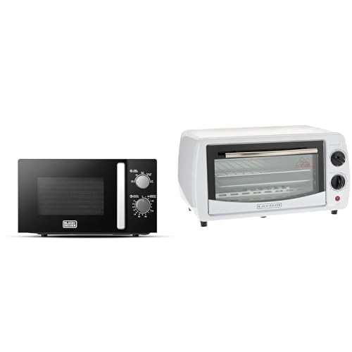 Black & Decker Microwave Oven - 20L + Toaster Oven