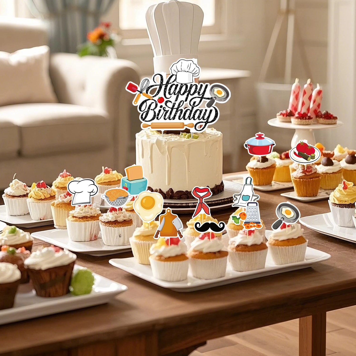 Chef Party Decorations - 20.0 Count Birthday