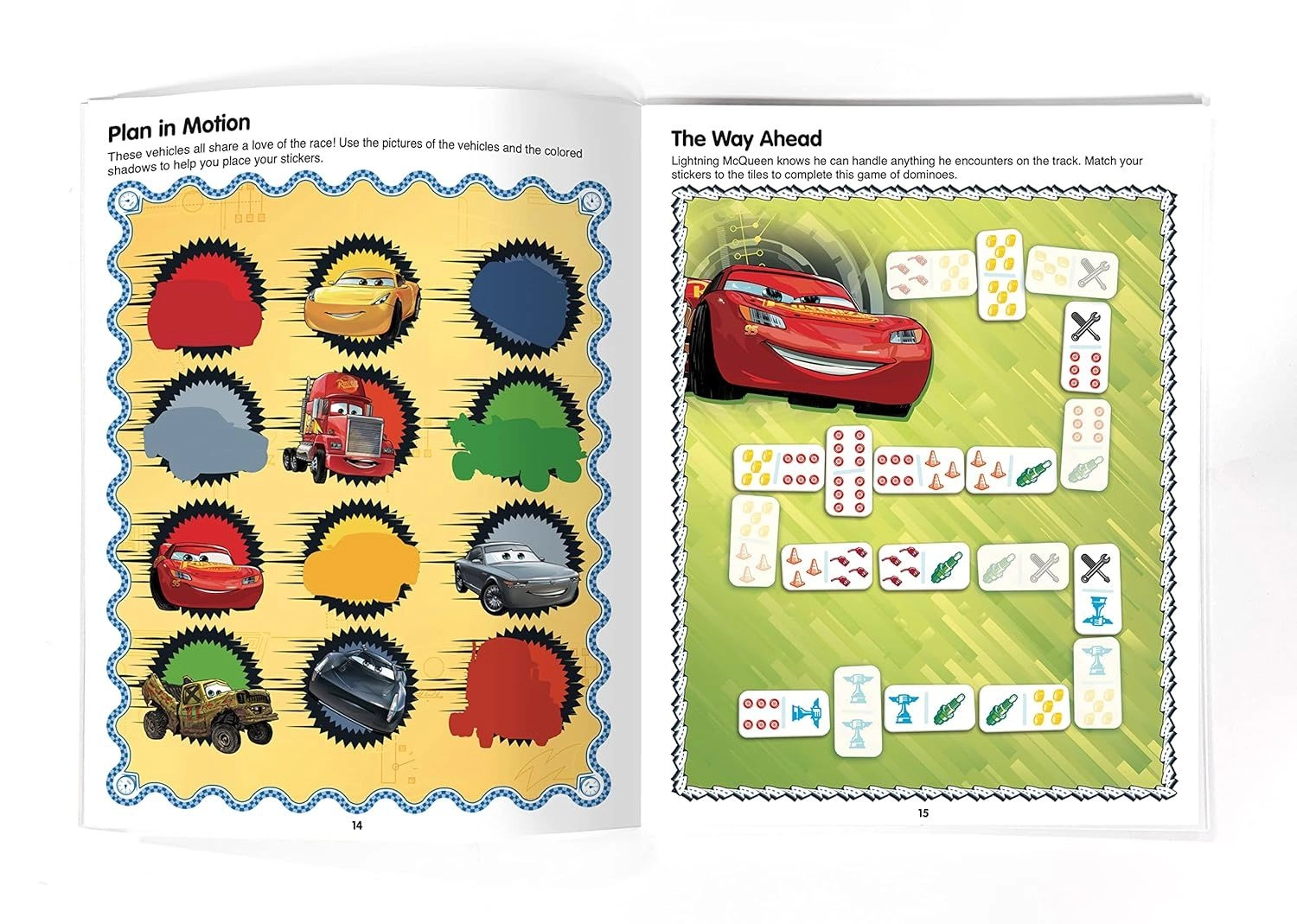 Disney Pixar Sticker Book Reusable 350 pcs