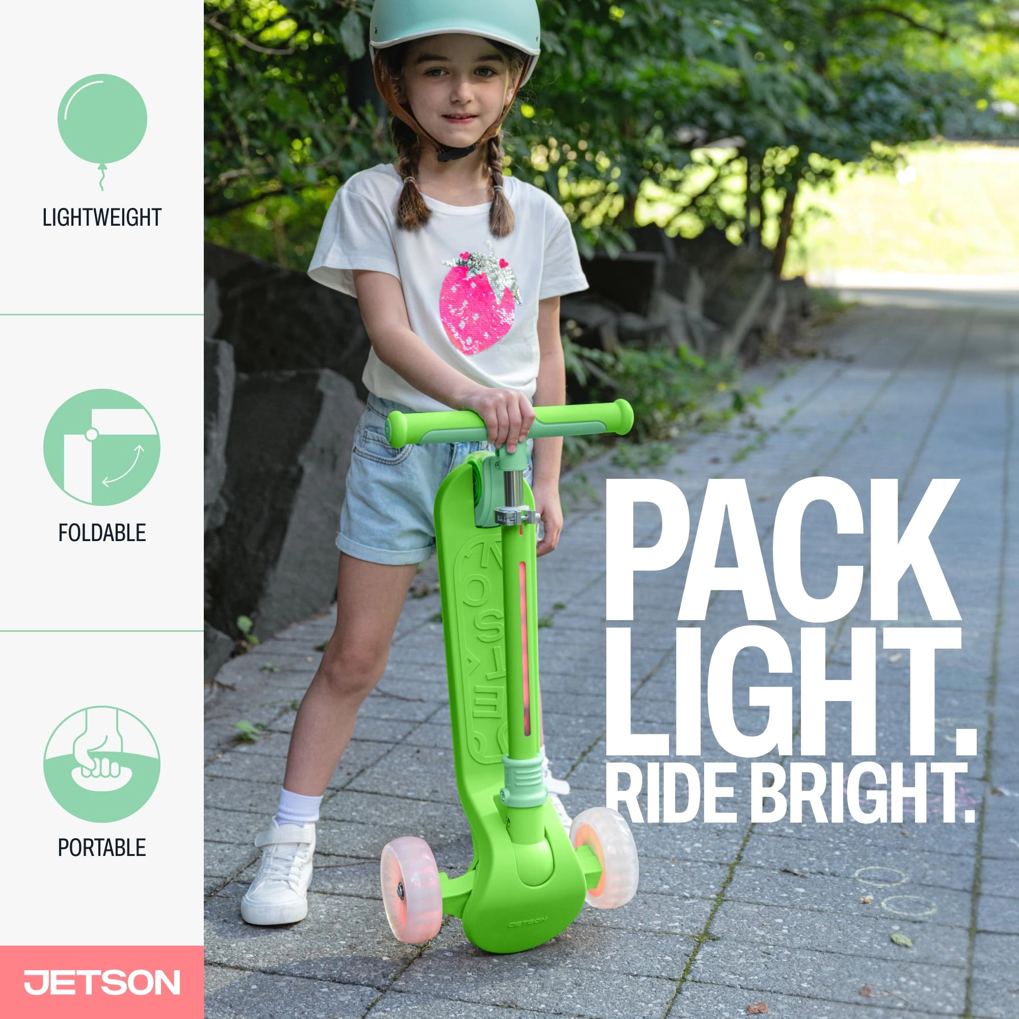 Jupiter Mini - 3-Wheel Foldable LED