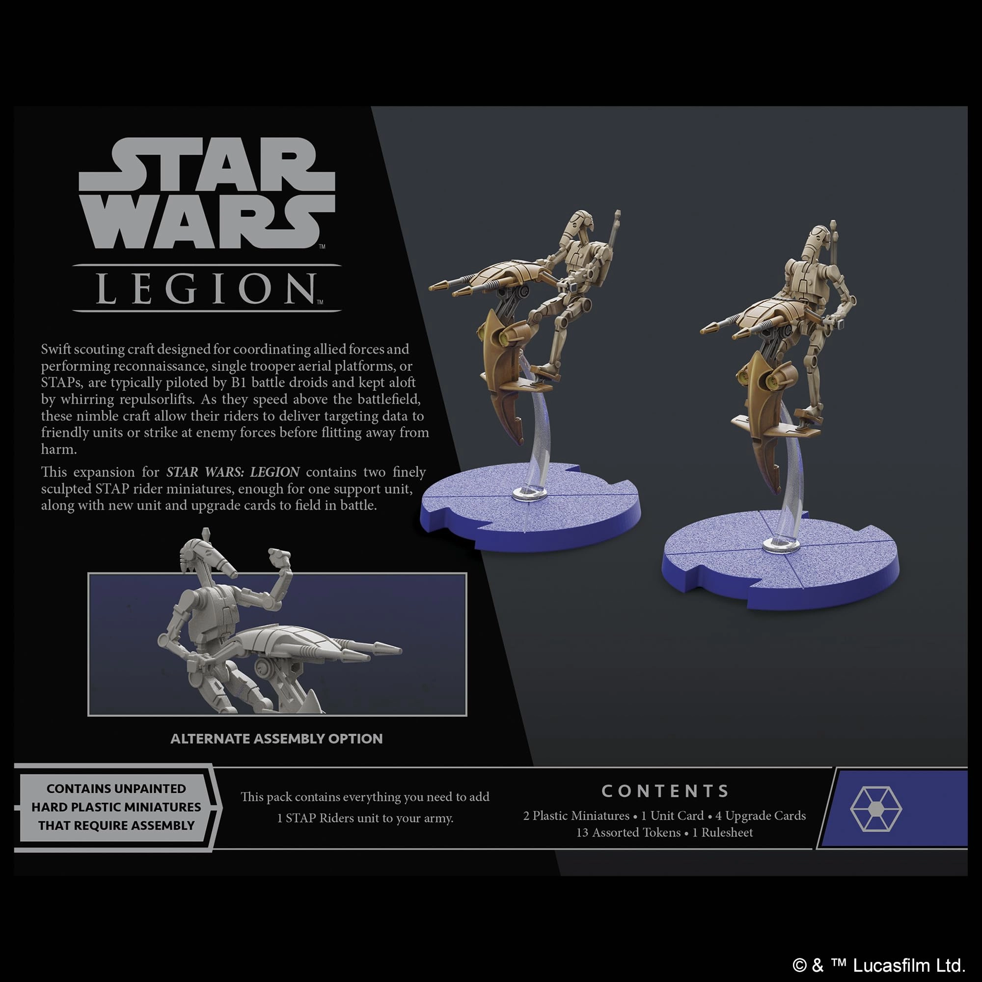 Star Wars: Legion: STAP Riders Unit Expansion - Swift Reconnaissance! - Tabletop Miniatures Game