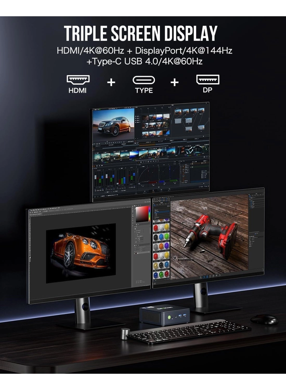 NucBox K7 PLUS - SSD 1TB 32GB Intel Core i7-13620H