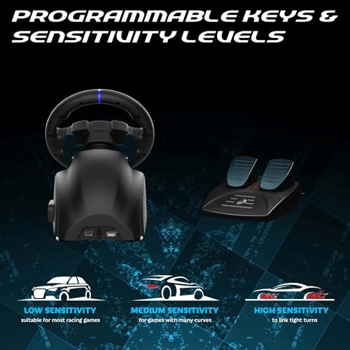 Superdrive 220 RS5 Racing Wheel & Pedals - PS5/PC