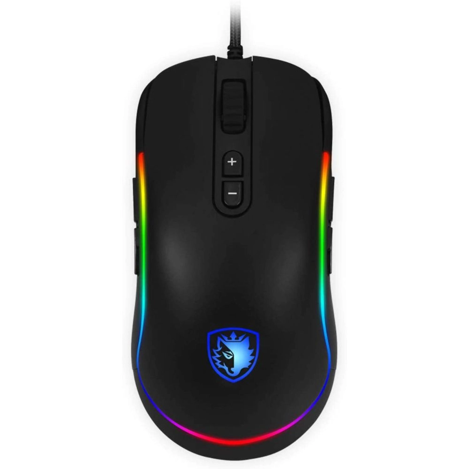Sades Revolver RGB Gaming Mouse - USB