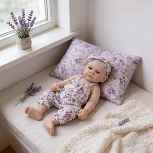 Reborn Baby Doll - 12 inch Vinyl Girl Ages 3+