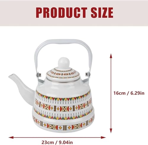 Enameled Teakettle - 2.5 Liter