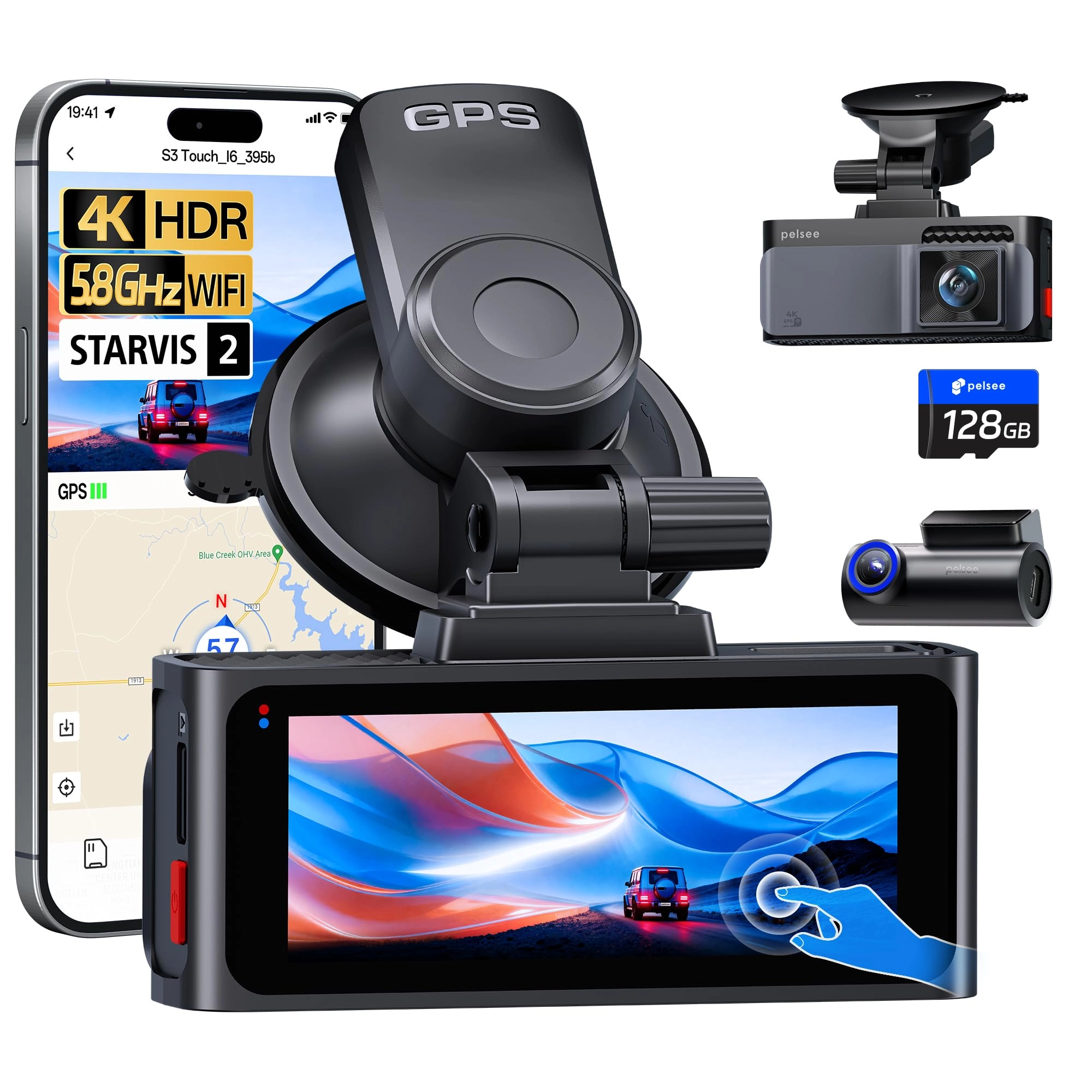 pelsee S3 Touch - 4K 30 FPS