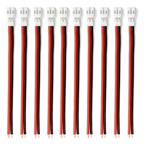 JST-PH 2.0 Female Connector Cable - 10pcs 80mm 22AWG