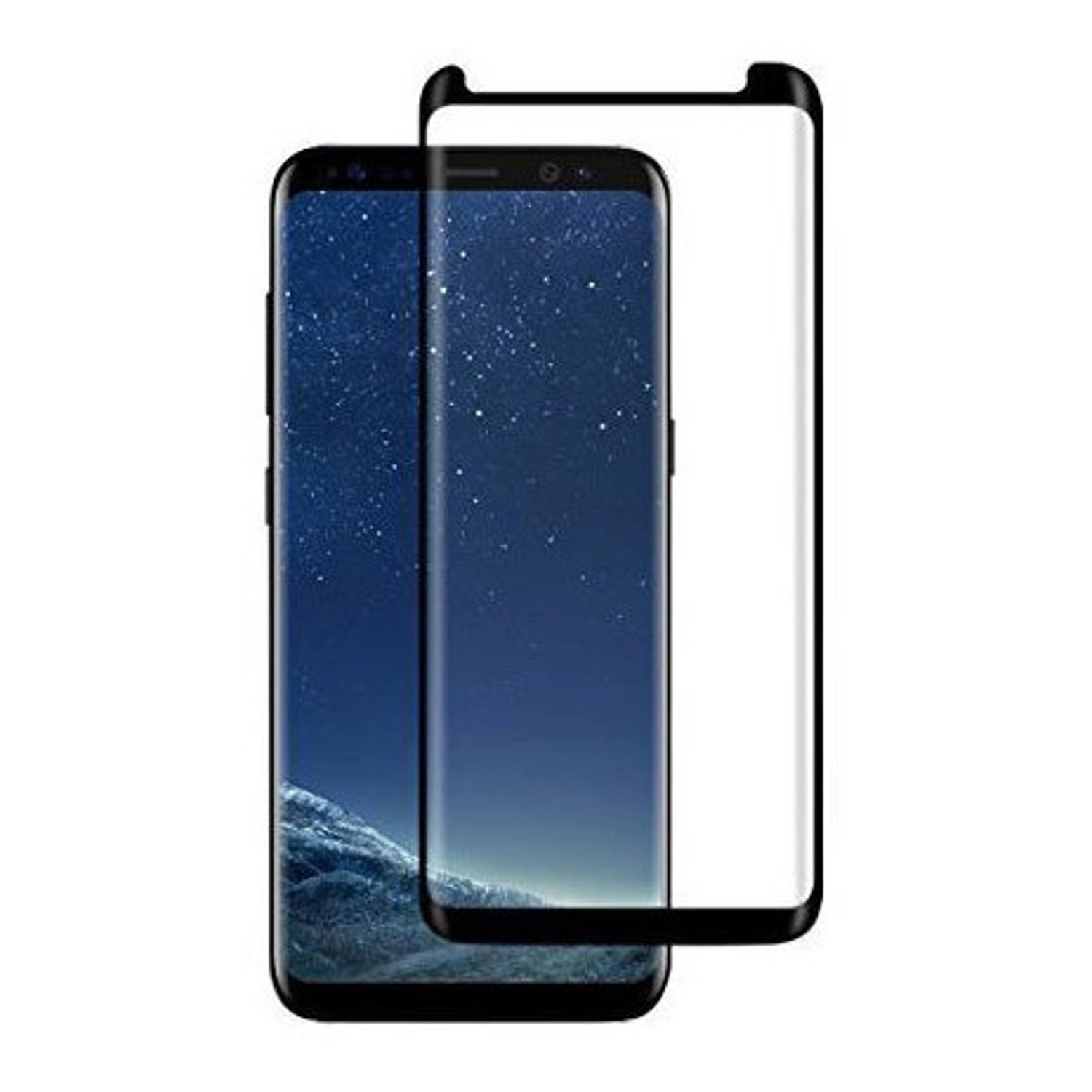 Cellularline Curved Tempered Glass Screen Protector for Samsung Galaxy S9 Plus