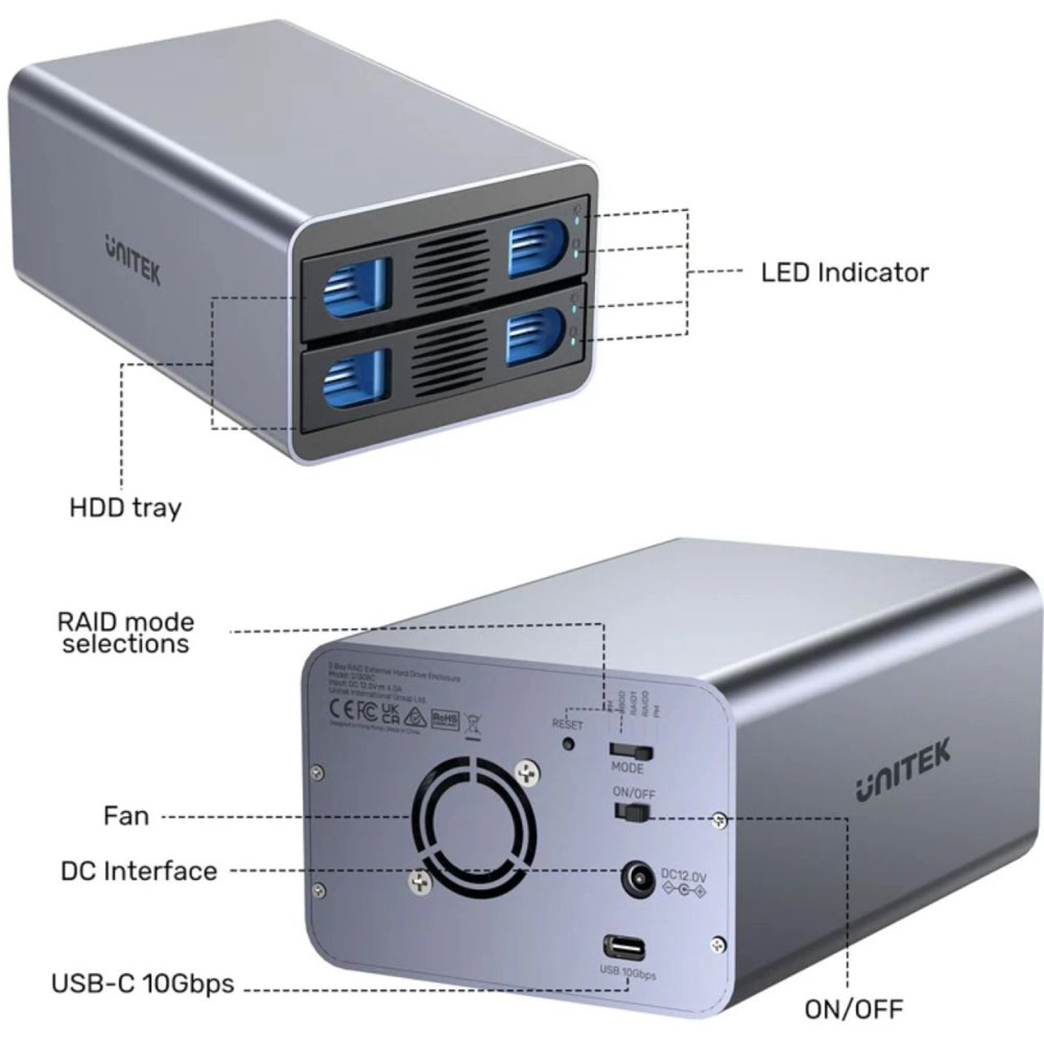 S1308C01 - SATA 2.5" 3.5"