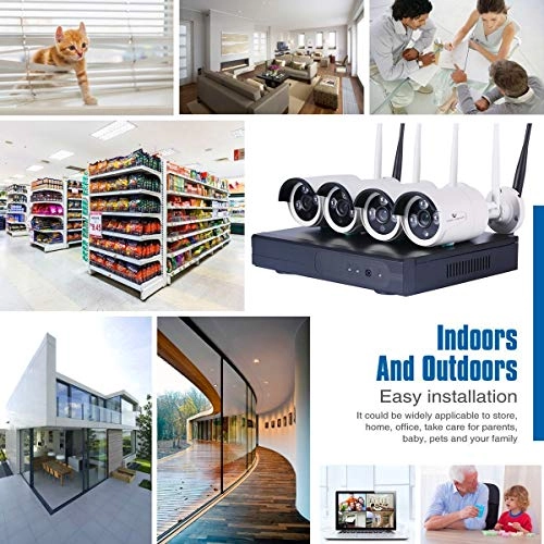 WIRELESS NVR - 4 channels + IP CAMERA