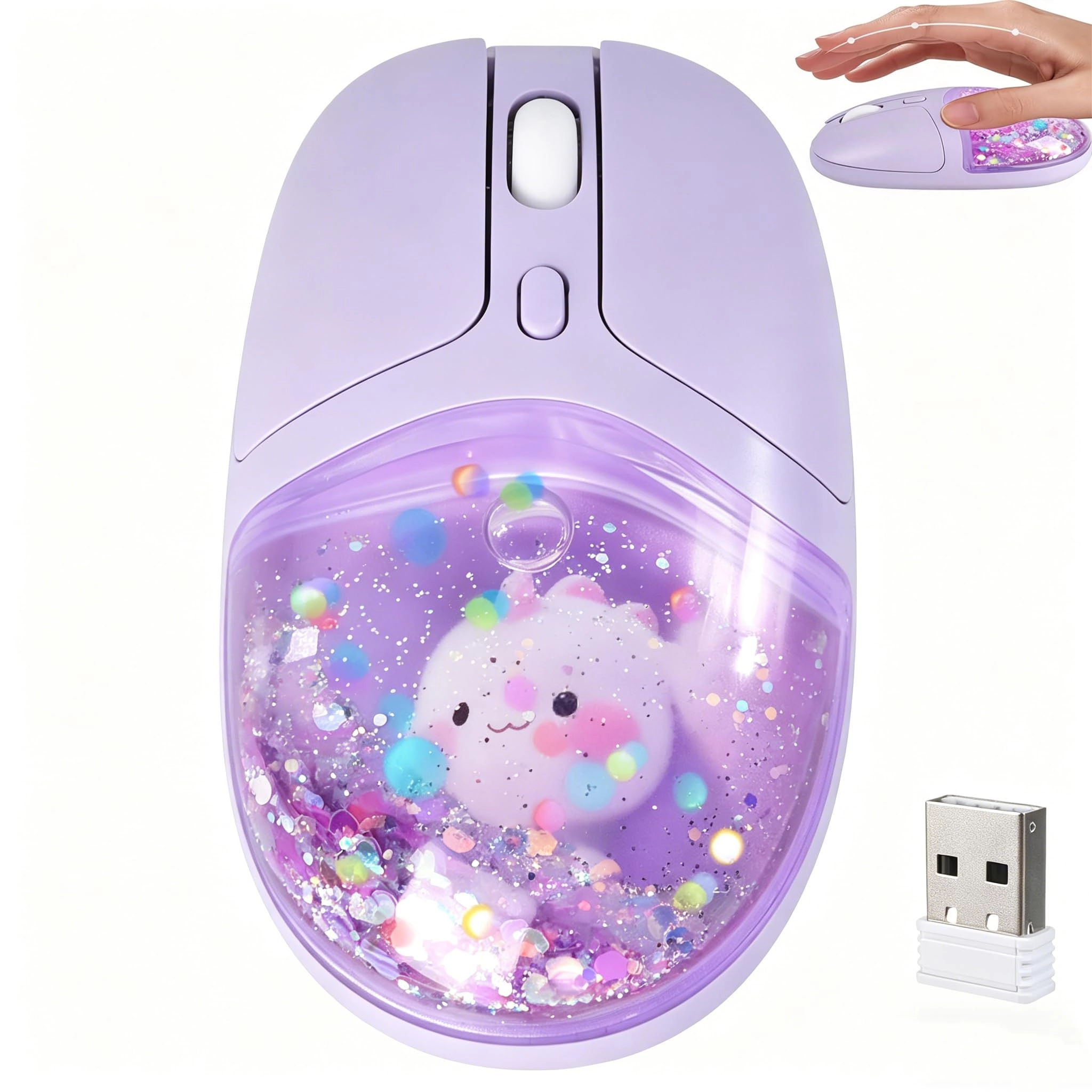 TECCOEUS Cute Pig Wireless Mouse - Wireless