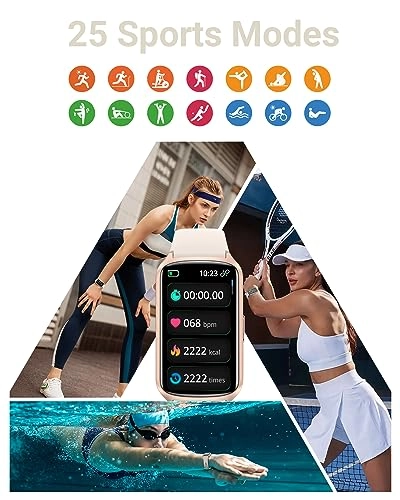 Fitness Tracker - 24/7 Heart Rate Blood Oxygen 5ATM Waterproof