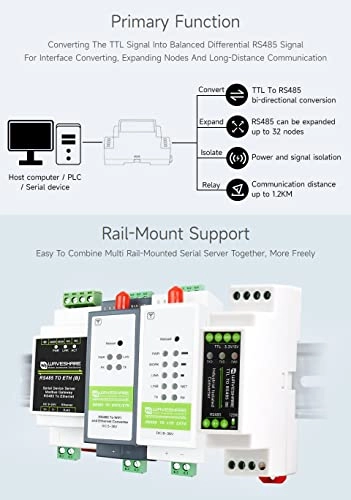 TTL TO RS485 (B) - screw terminal RS485 output terminal 15KV ESD protection