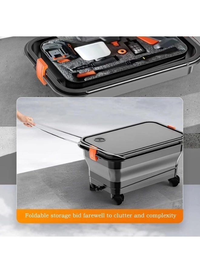 Portable High-Pressure Car Wash Machine - 450W 4000-4999mAh + Collapsible Water Tank - 5.5 Gallon 22L