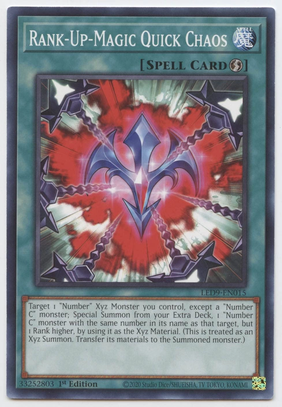 Yu-Gi-Oh! Anime Rank-Up-Magic Quick Chaos - LED9-EN015