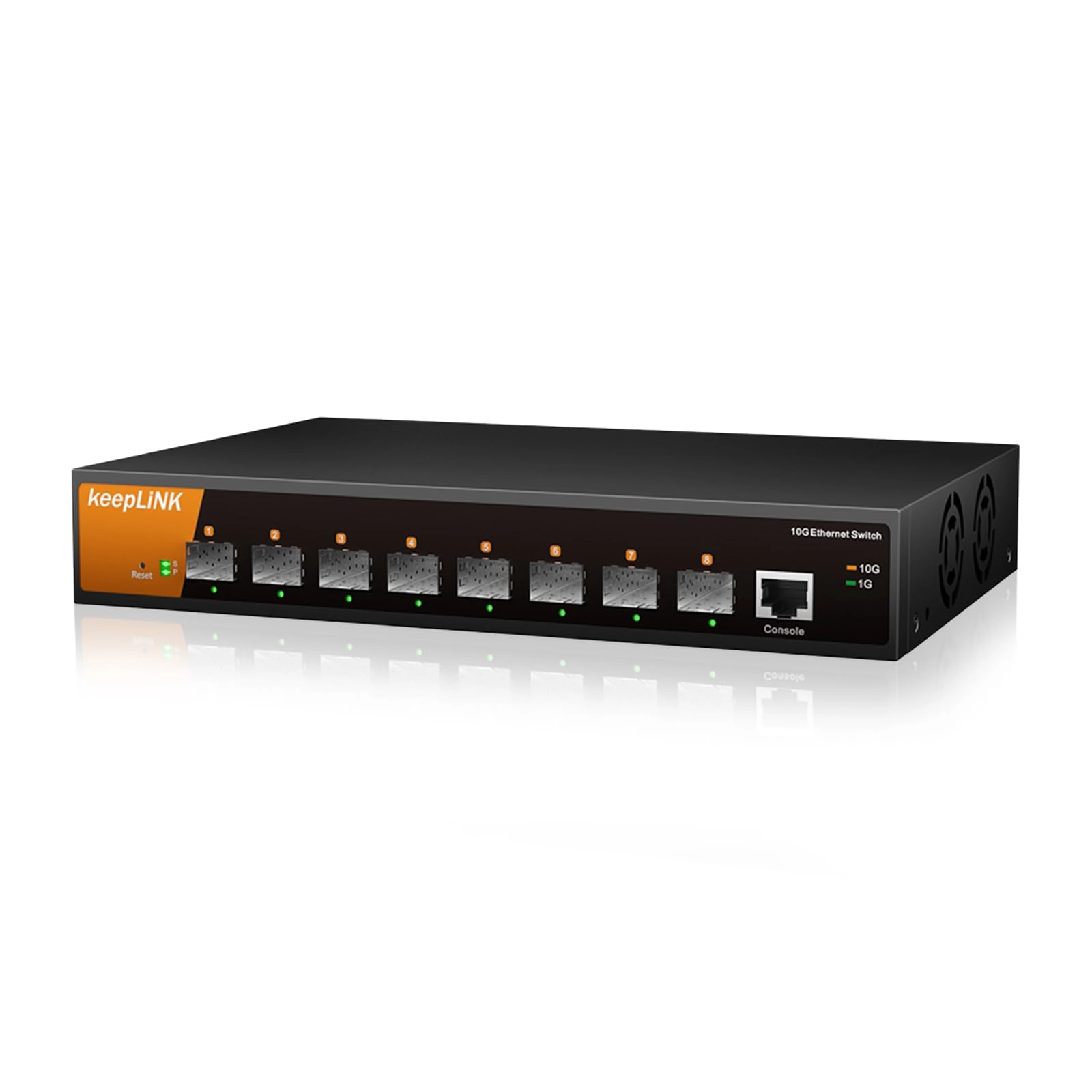 keepLiNK KP-9000-8XM-AC - 8-ports