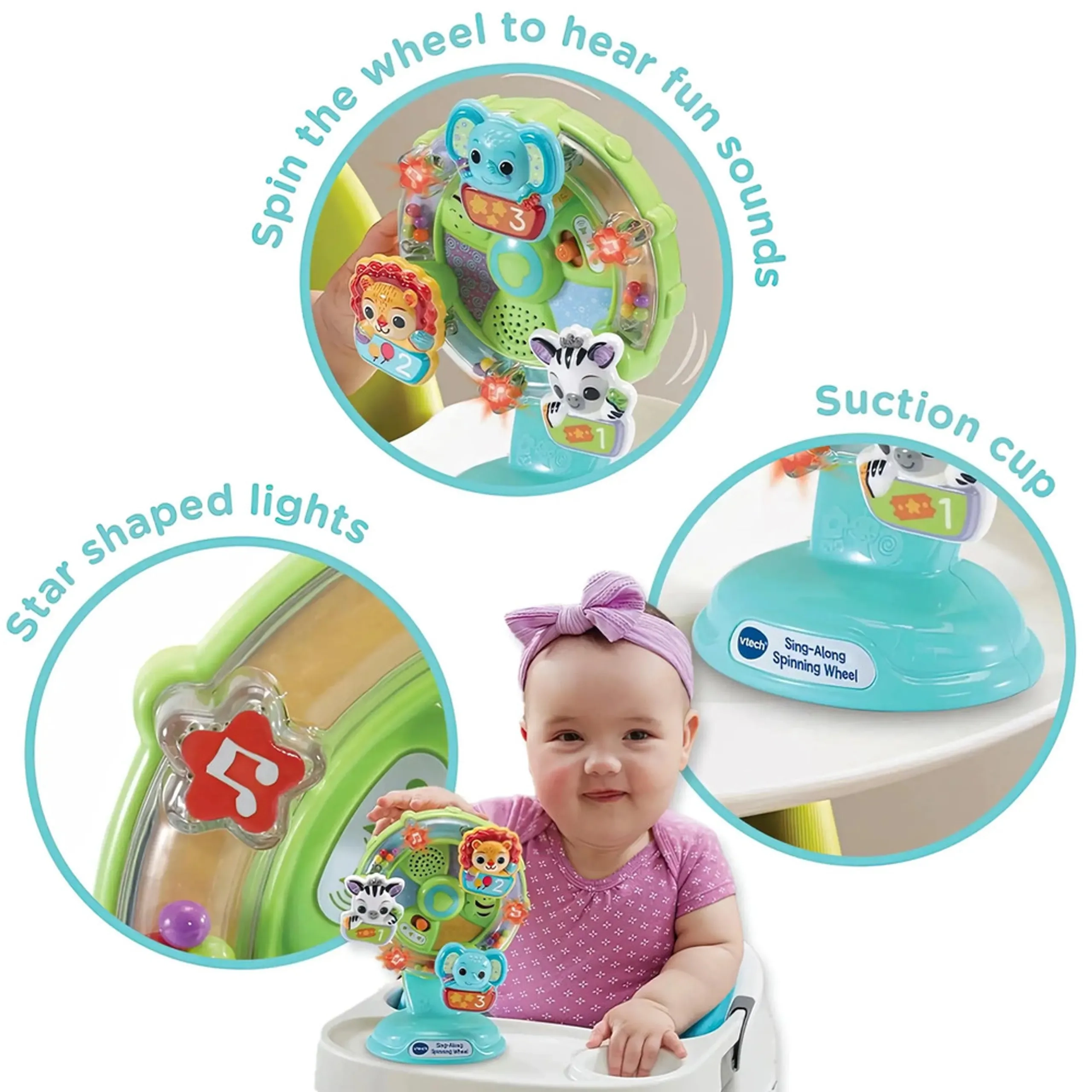 Sing-A-Long Spinning Wheel - 4 sing-along songs Suitable for 6 to 24 months
